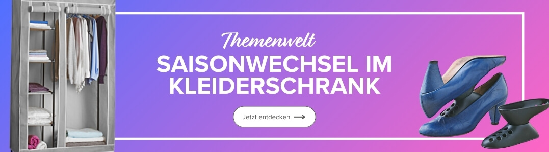 Themenwelt Saisonwechsel im Kleiderschrank