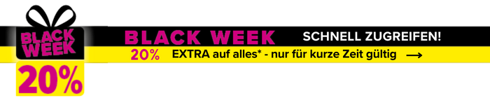Black Week - Jetzt bis zu 80% sparen!