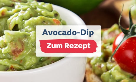 Rezept für cremigen Avocado-Dip