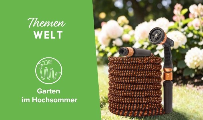 Garten im Hochsommer