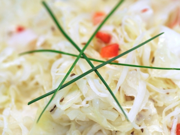 Selbstgemachter Krautsalat