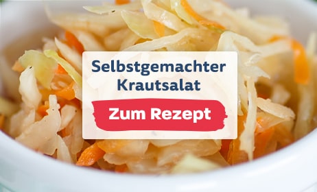 Rezept für selbstgemachten Krautsalat