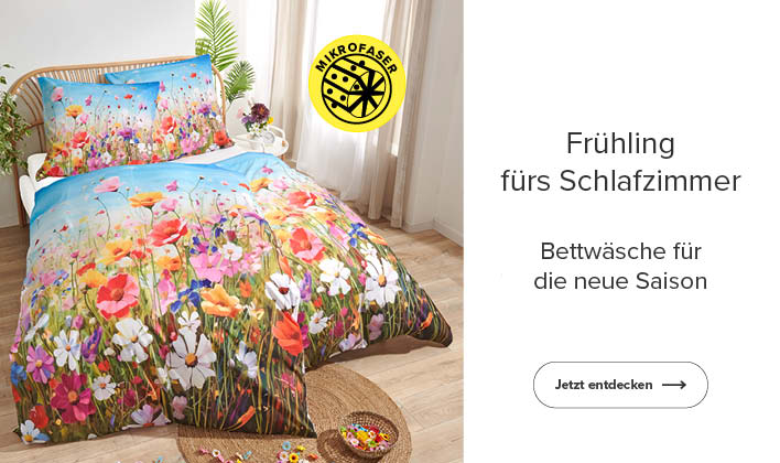 Bettwäsche für die neue Saison