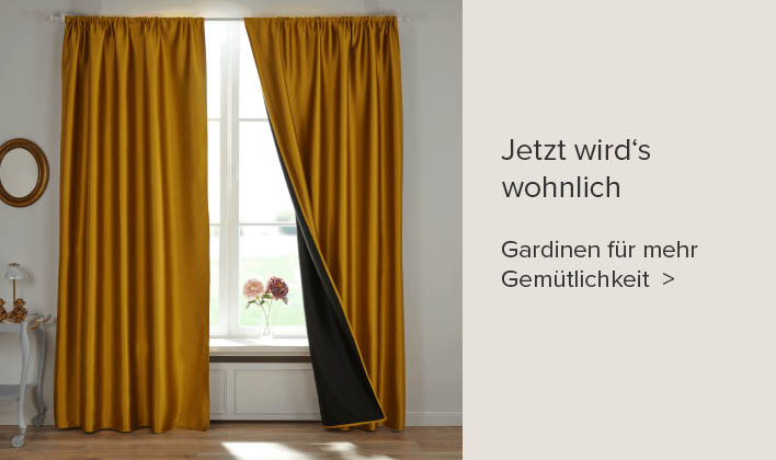 Gardinen für mehr Gemütlichkeit