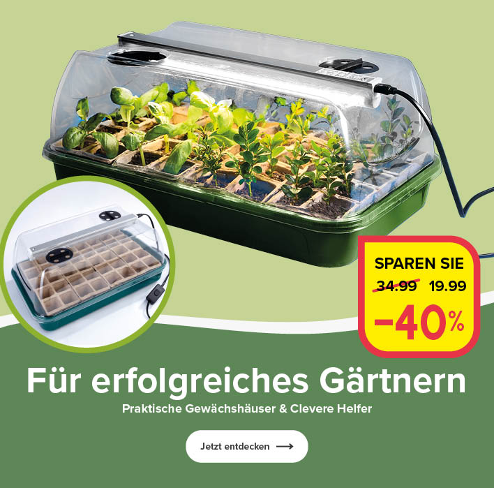 Praktische Gewächshäuser & Clevere Helfer
