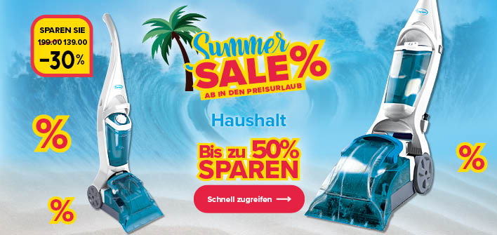 Sparen Sie bis zu 50% auf Haushaltsartikel
