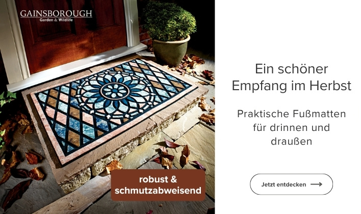 Praktische Fußmatten für drinnen und draußen