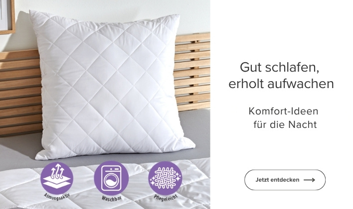 Komfort-Ideen für die Nacht