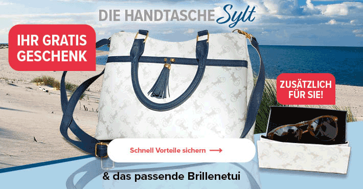 Ihr Gratis Geschenk - Die Handtasche "Sylt"