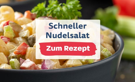 Rezept für schnellen Nudelsalat