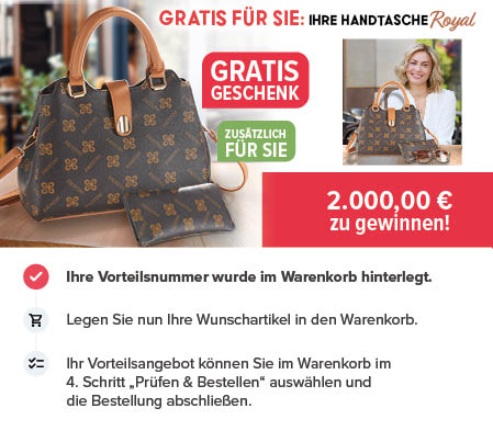 Gratis Handtasche