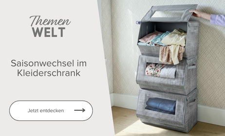 Themenwelt: Saisonwechsel im Kleiderschrank