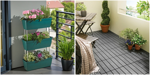 Solutions peu encombrantes pour votre balcon
