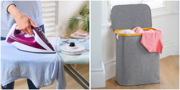 Wäschepflege leicht gemacht mit Bügelhelfern und Wäschesammlern